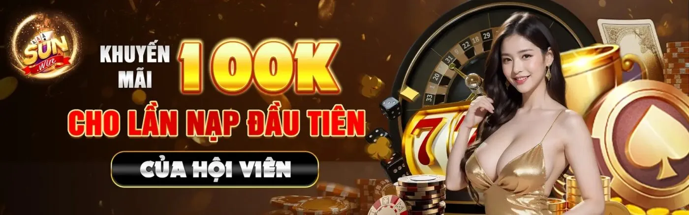 sunwin game bài đổi thưởng tặng 100k